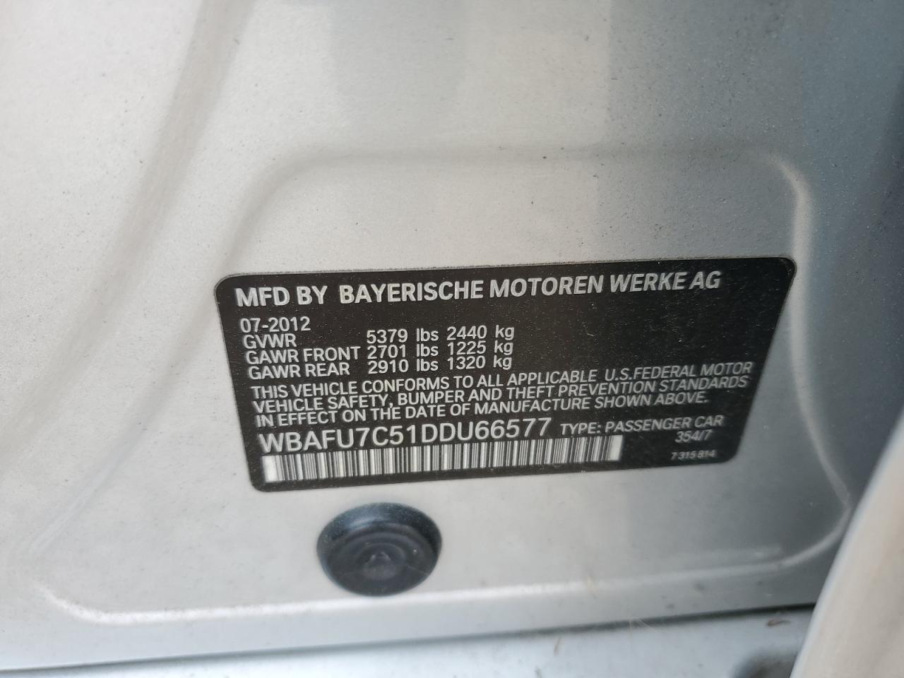 2013 BMW 5er - Image 12