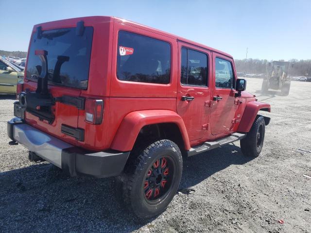 JEEP WRANGLER 2012 Czerwony