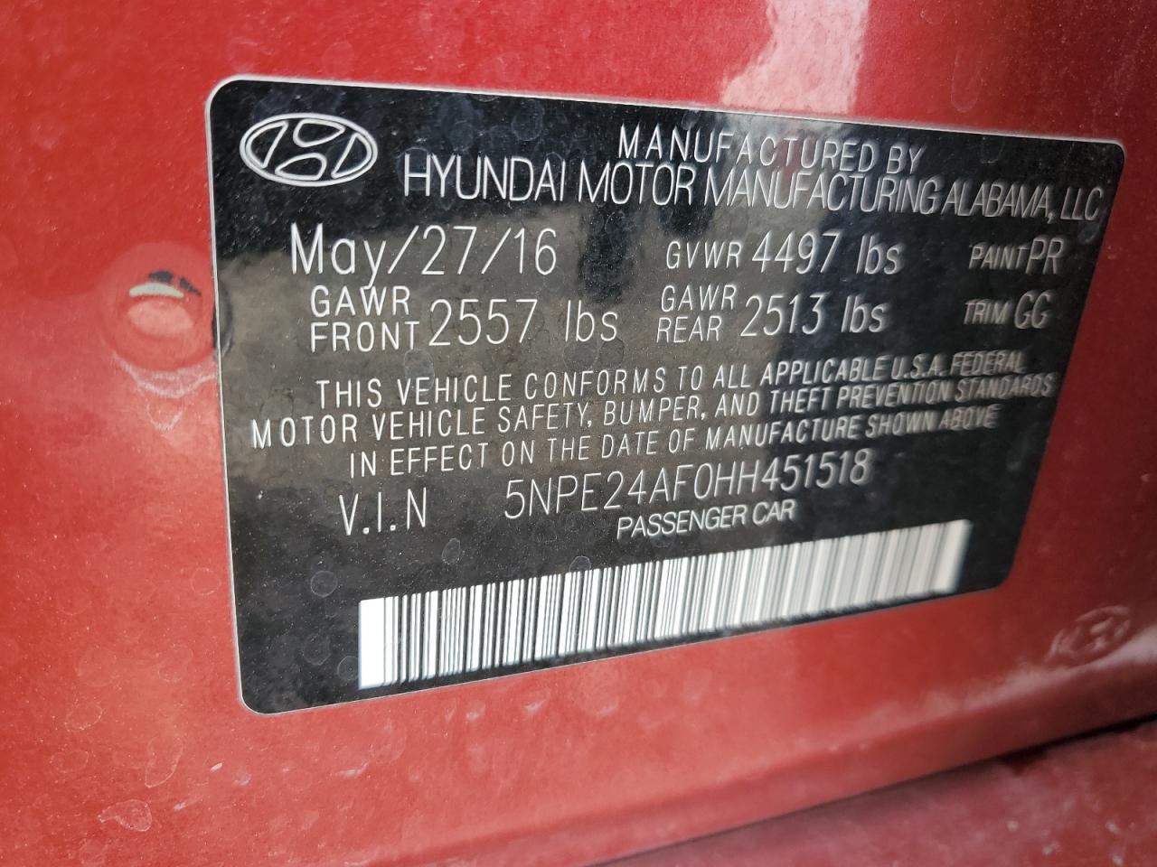 2017 Hyundai Sonata - Image 12