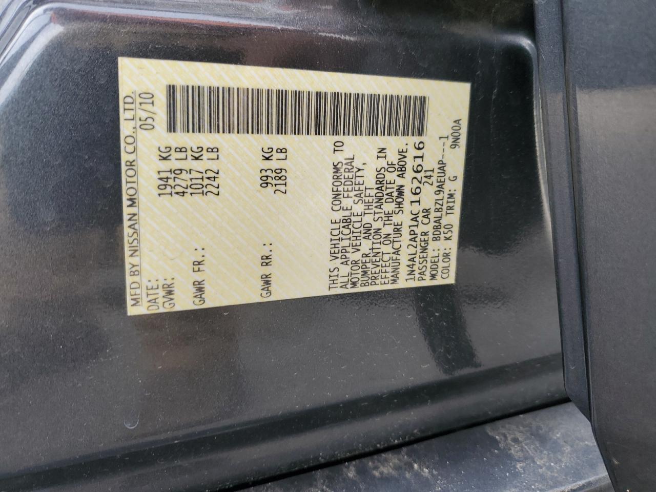 2010 Nissan Altima - Image 12
