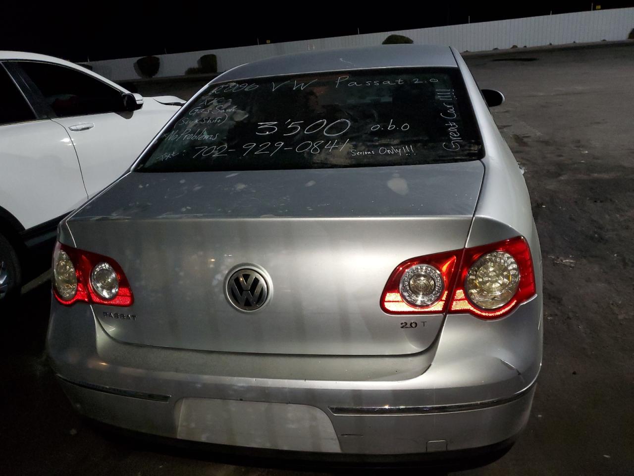 2006 Volkswagen Passat 2.0T VIN: WVWGK73C06P101224 Lot: 50106105
