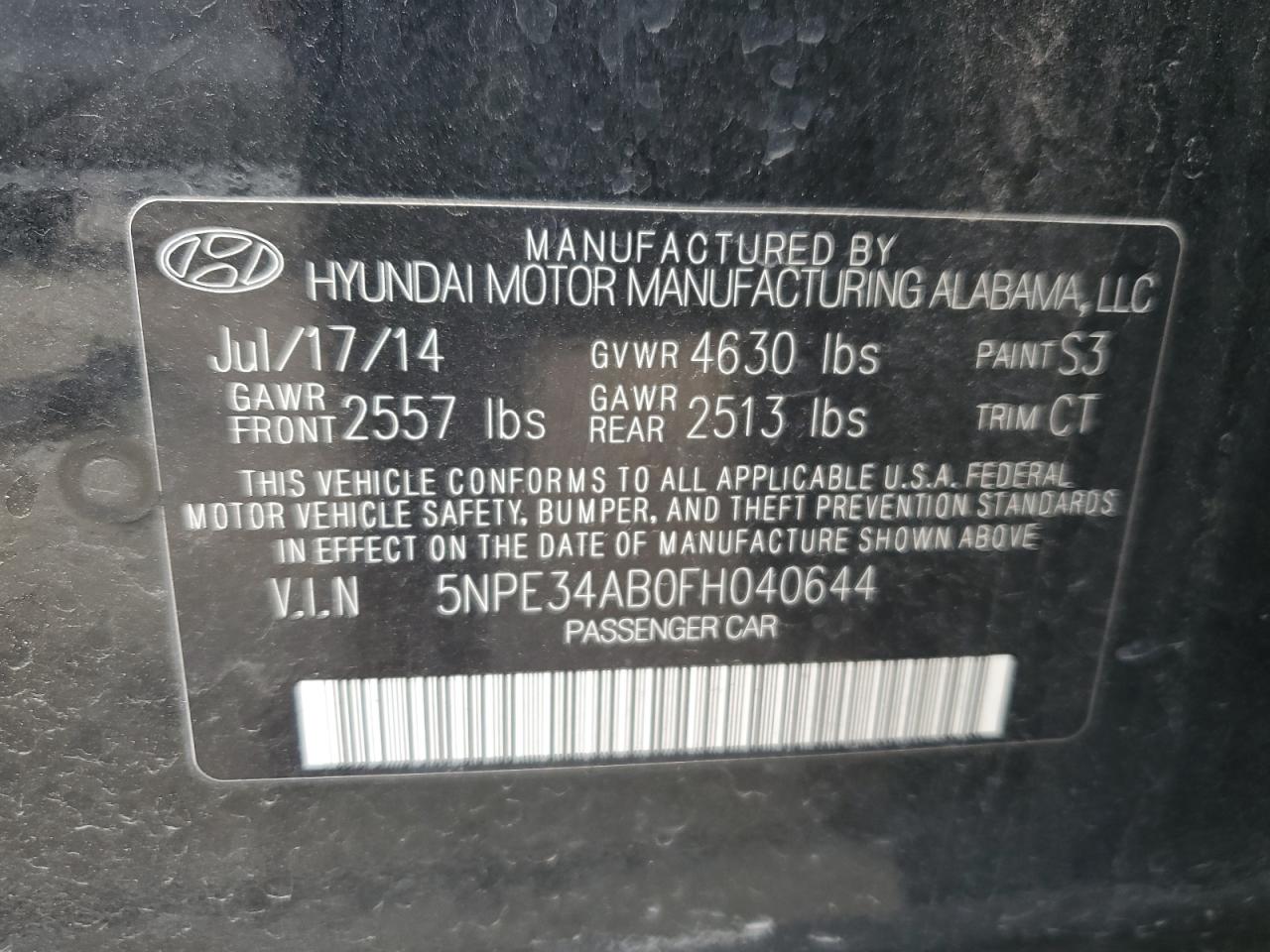 2015 Hyundai Sonata - Image 13
