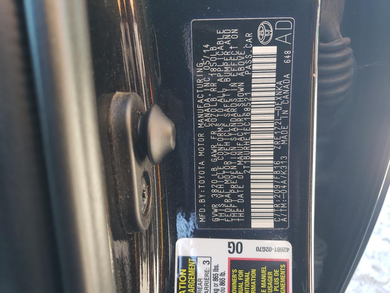 2014 Toyota Corolla - Image 12