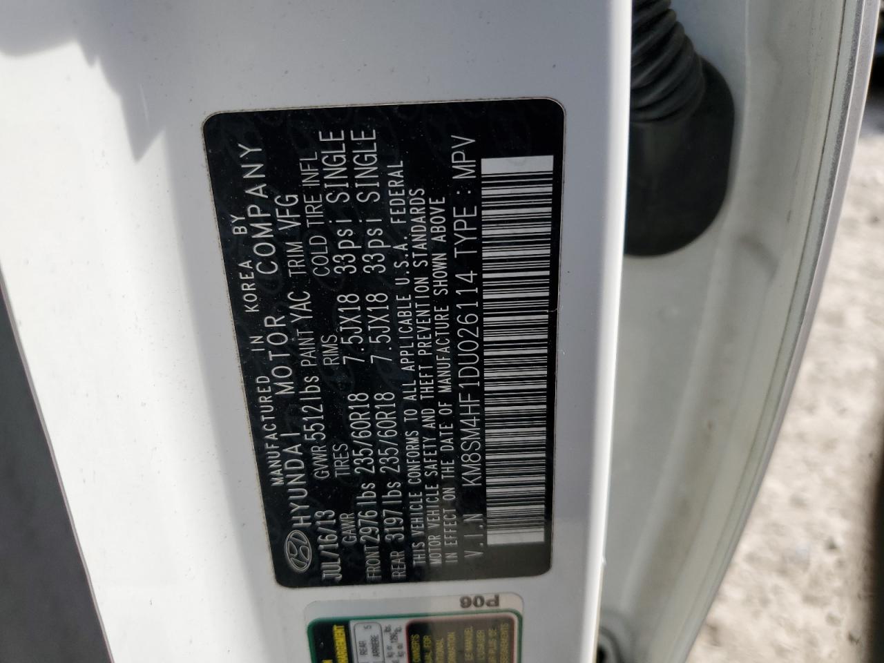 2013 Hyundai Santa Fe - Image 13