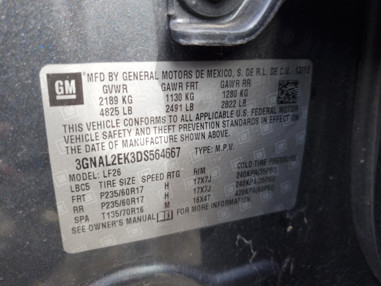 2013 Chevrolet Captiva - Image 12