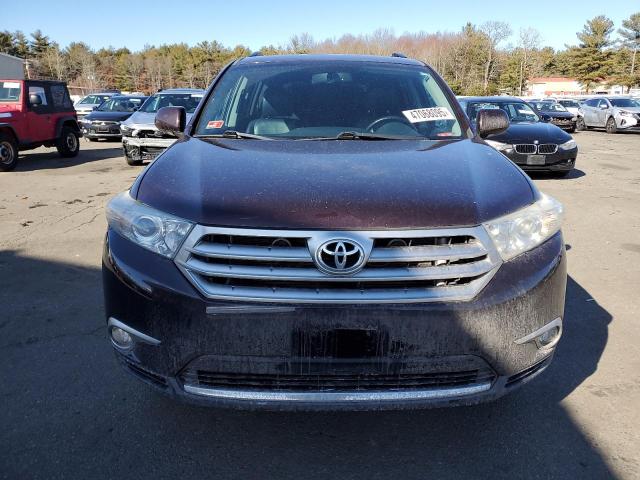  TOYOTA HIGHLANDER 2013 Maroon