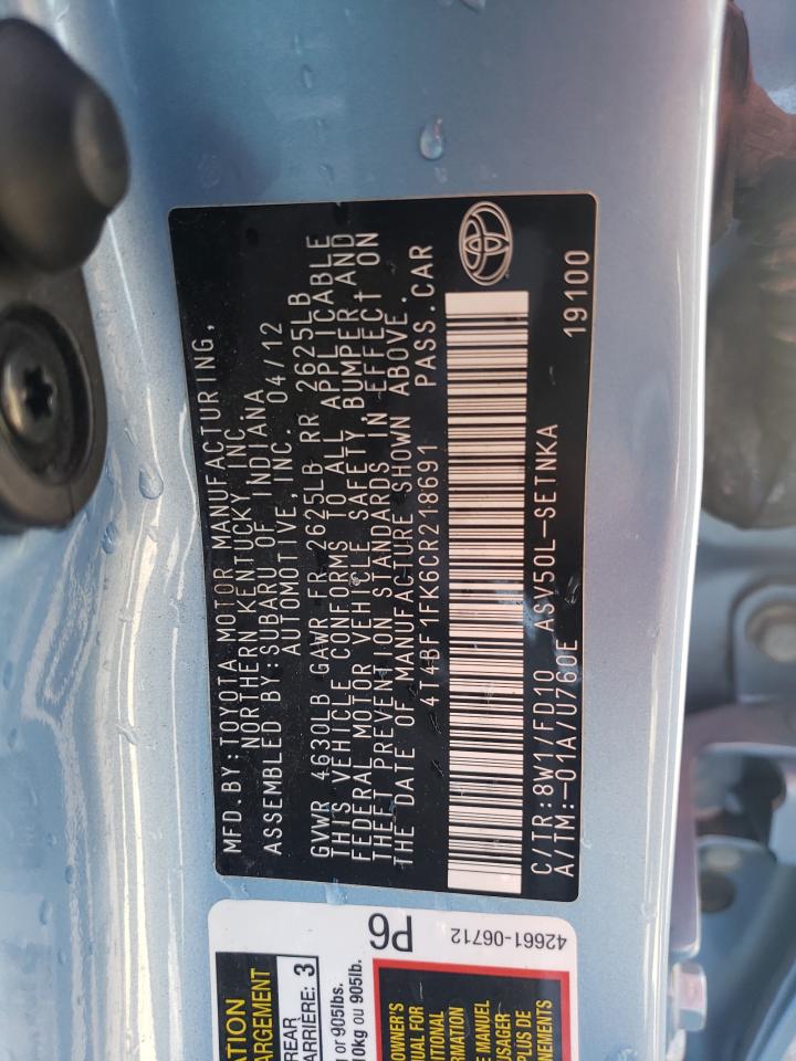 2012 Toyota Camry - Image 12