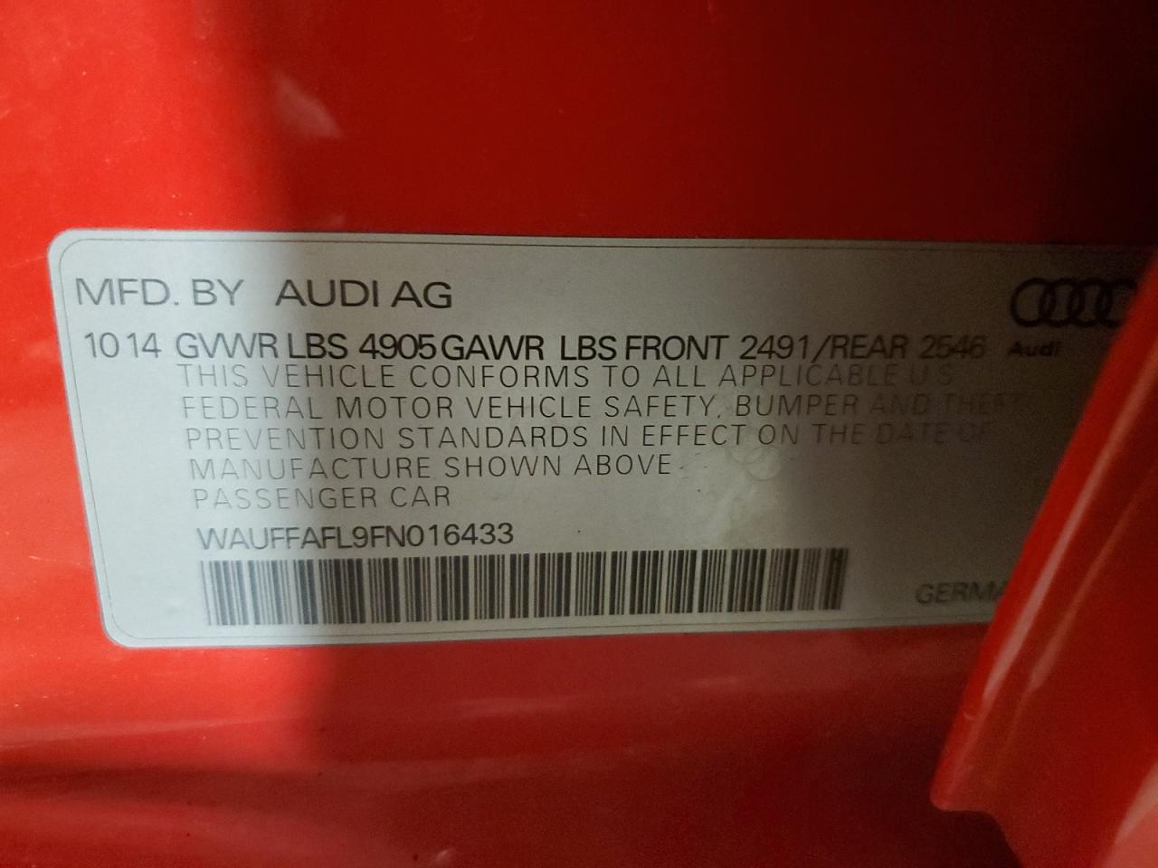 2015 Audi A4 - Image 13