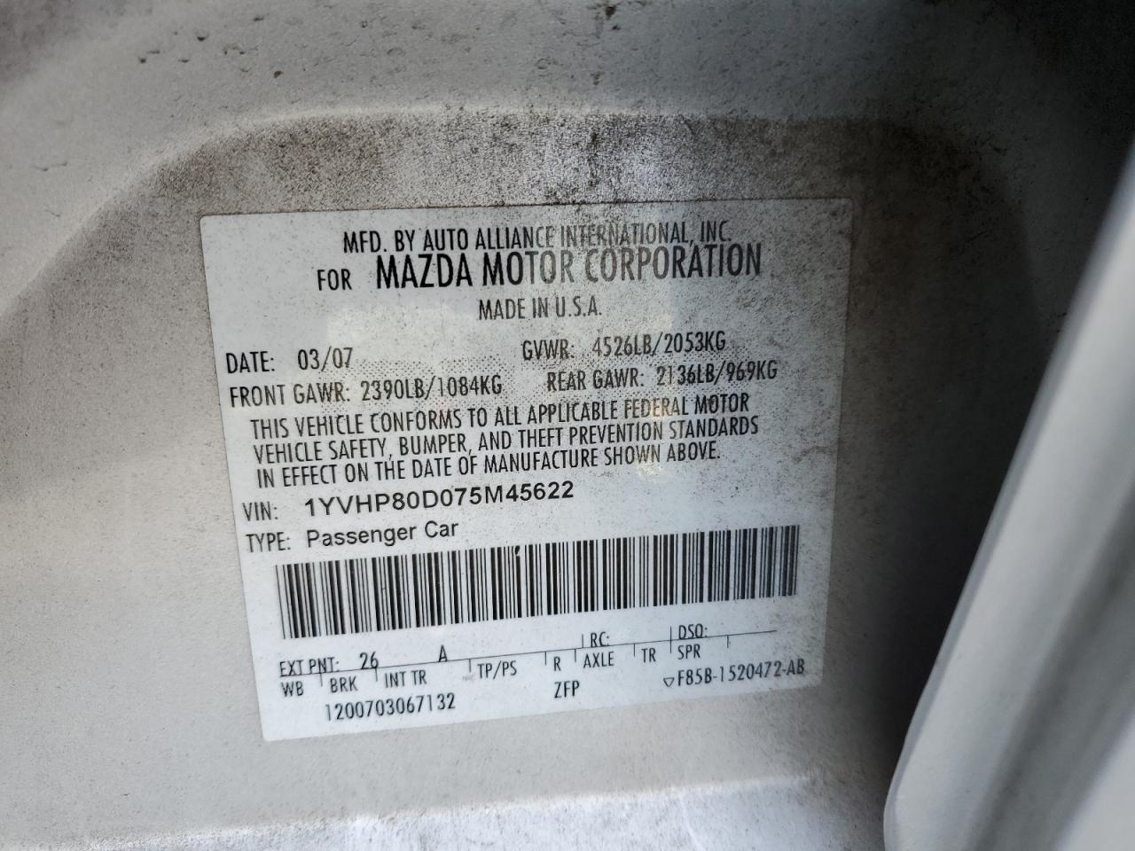 2007 Mazda 6 - Image 12
