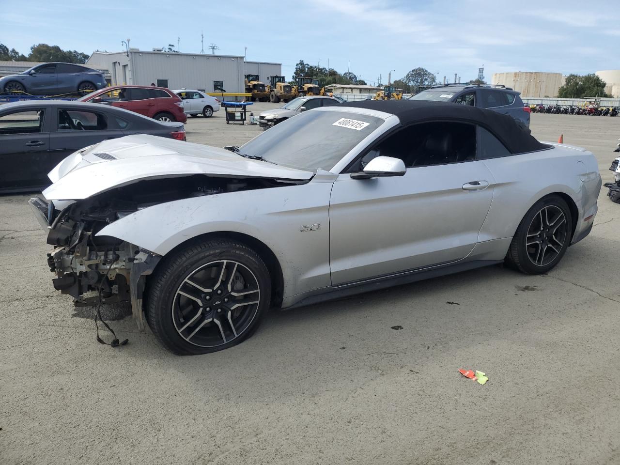 2019 Ford Mustang Gt იყიდება Martinez-ში, CA - Front End