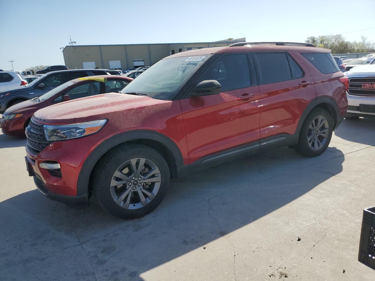 2022 Ford Explorer Xlt продається в Wilmer, TX - Hail