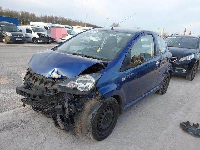 2007 TOYOTA AYGO BLUE for sale at Copart ST HELENS