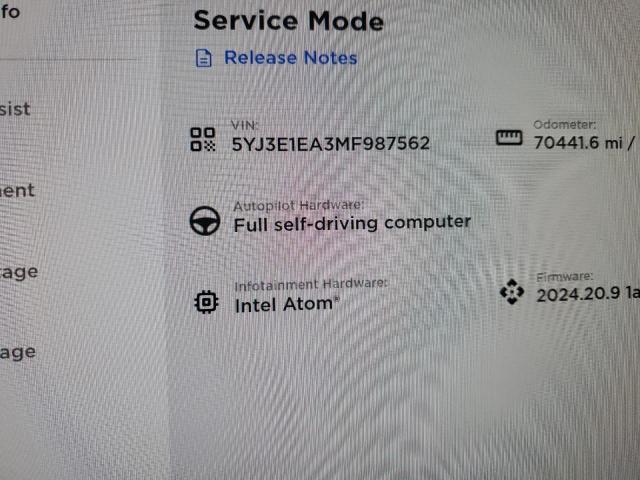 2021 TESLA MODEL 3 