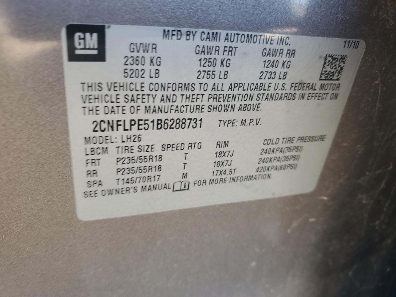 2011 Chevrolet Equinox - Image 13