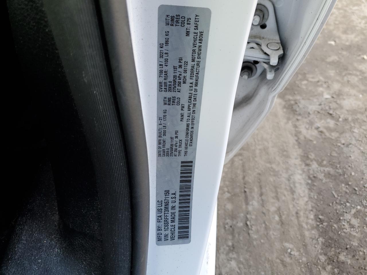 2021 RAM 1500 - Image 12