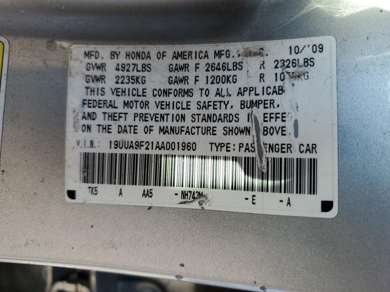 2010 Acura TL - Image 12