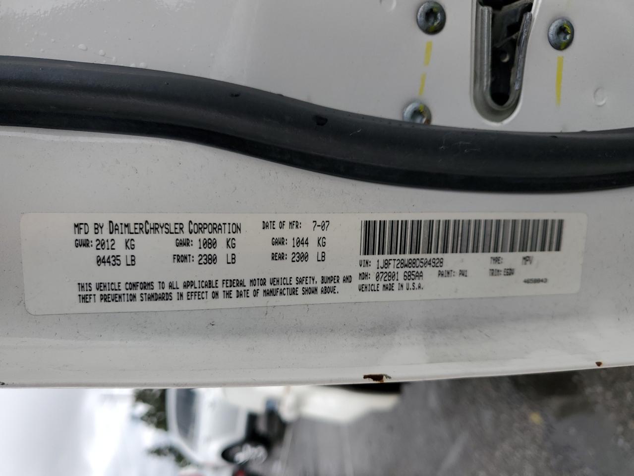 2008 Jeep Liberty (Patriot) - Image 13