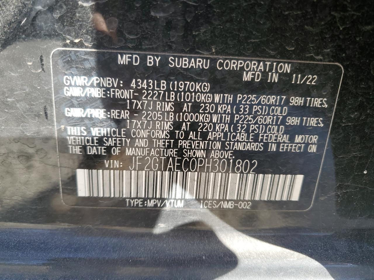 2023 Subaru XV - Image 13