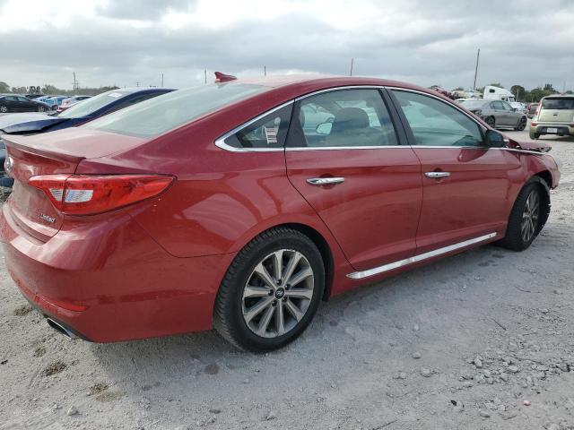  HYUNDAI SONATA 2017 Red