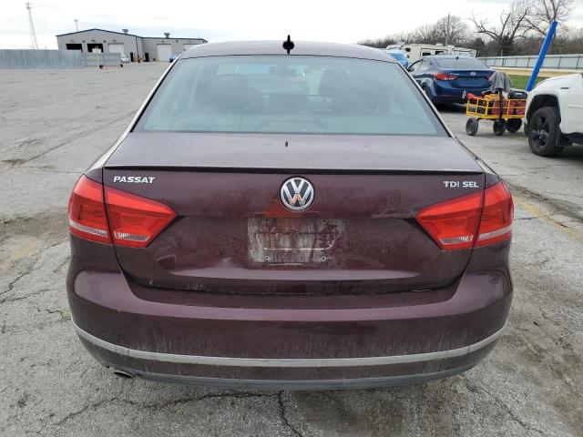 Sedans VOLKSWAGEN PASSAT 2014 Burgundy