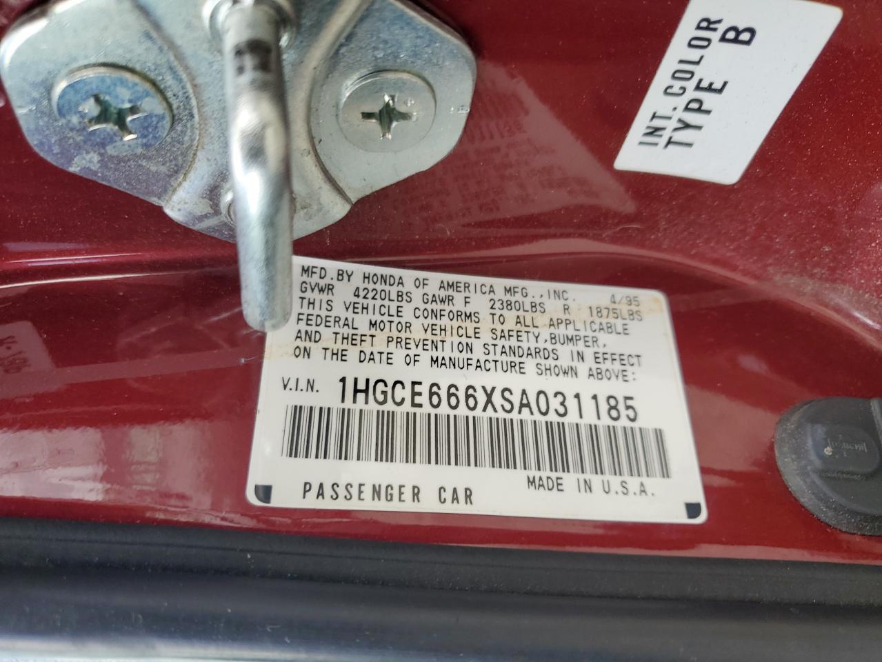 1995 Honda Accord - Image 14