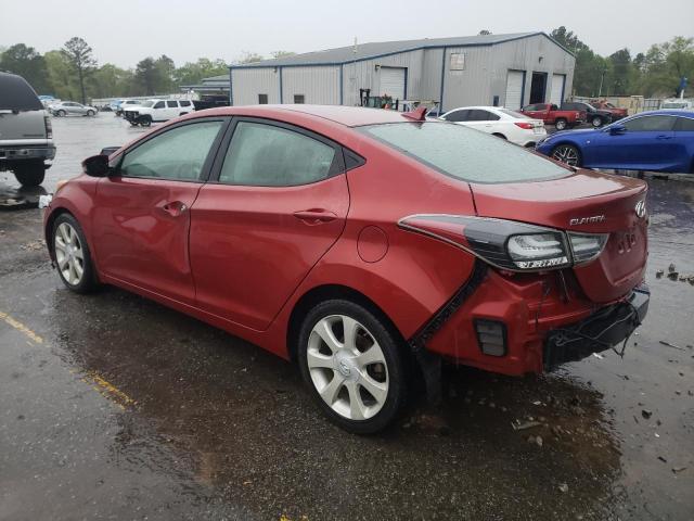  HYUNDAI ELANTRA 2012 Красный