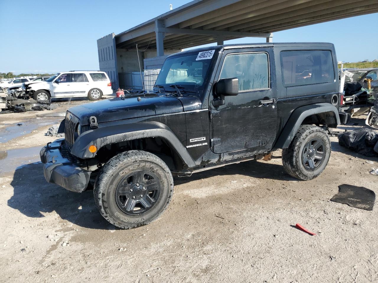 2013 Jeep Wrangler Sport na sprzedaż w West Palm Beach, FL - Rear End