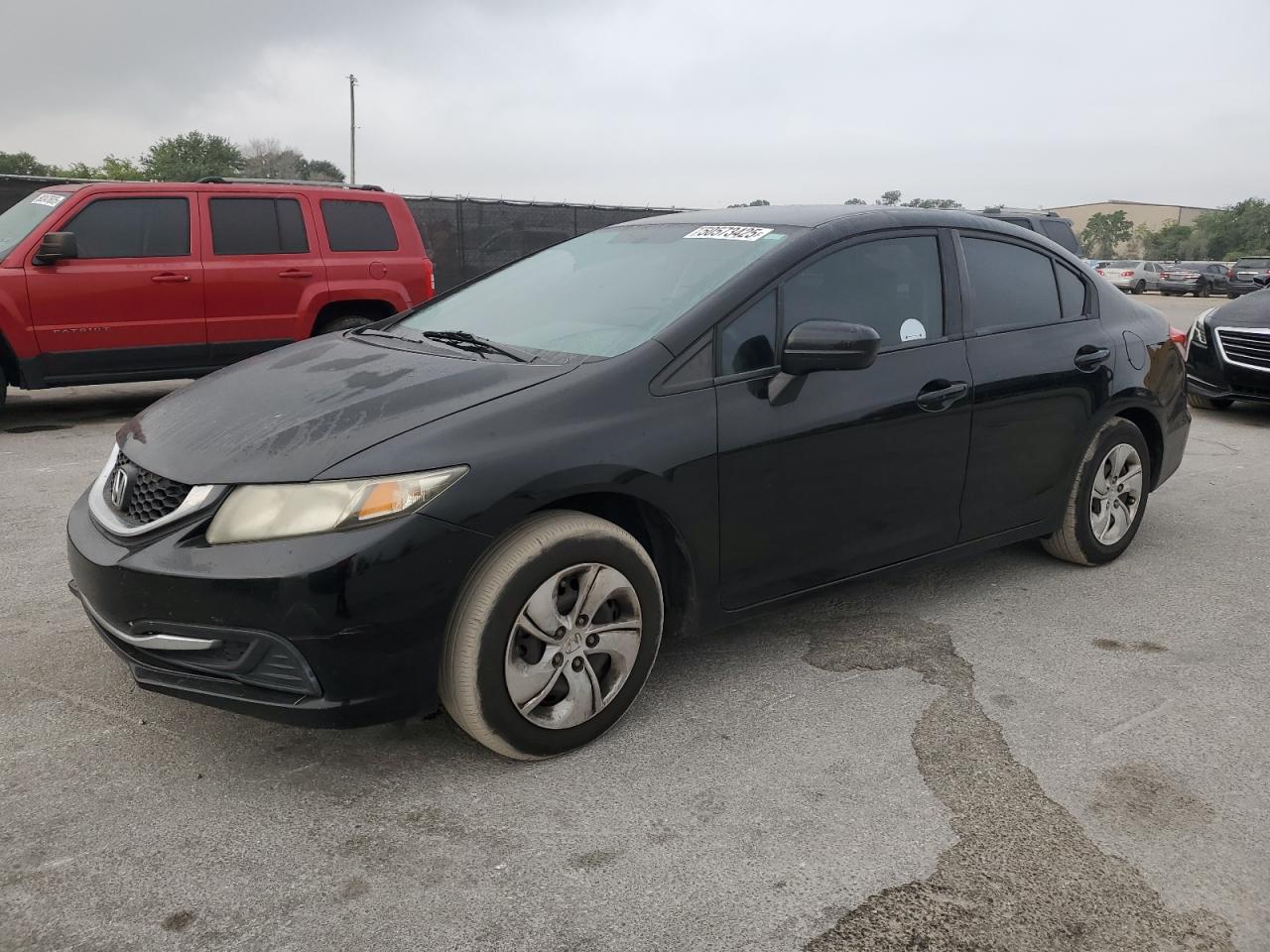 2014 Honda Civic Lx en Venta en Orlando, FL - Rear End