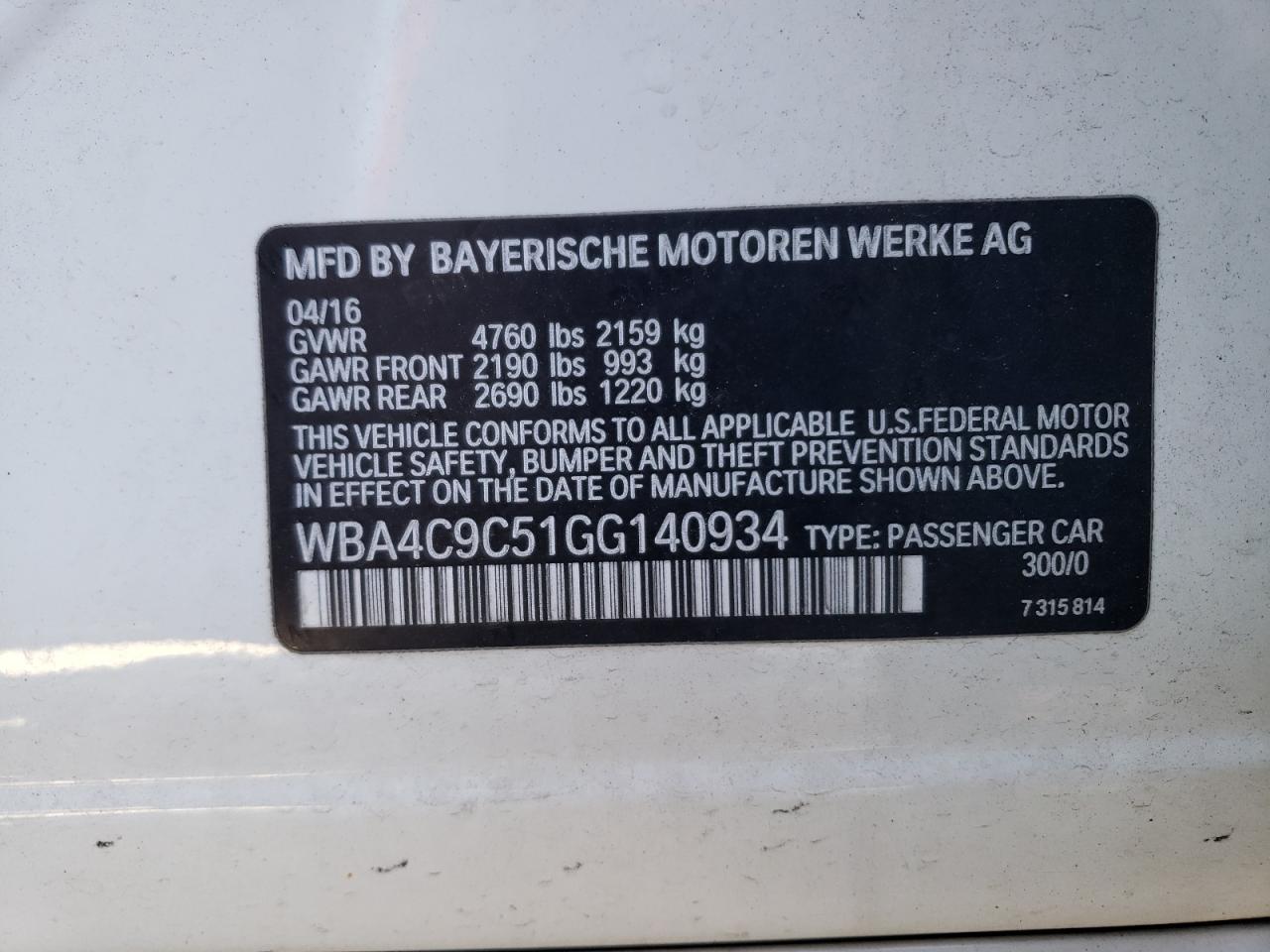 2016 BMW 4er - Image 12