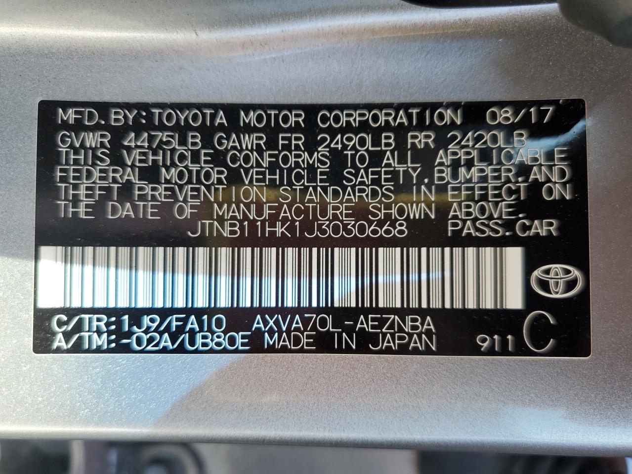 2018 Toyota Camry - Image 12