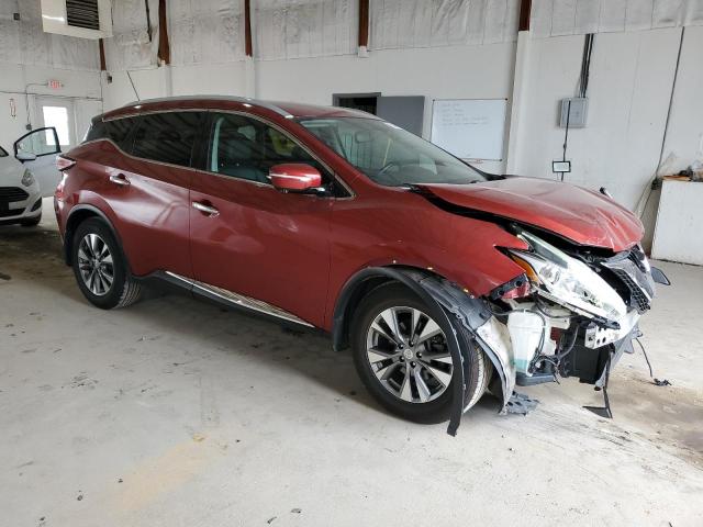  NISSAN MURANO 2015 Czerwony