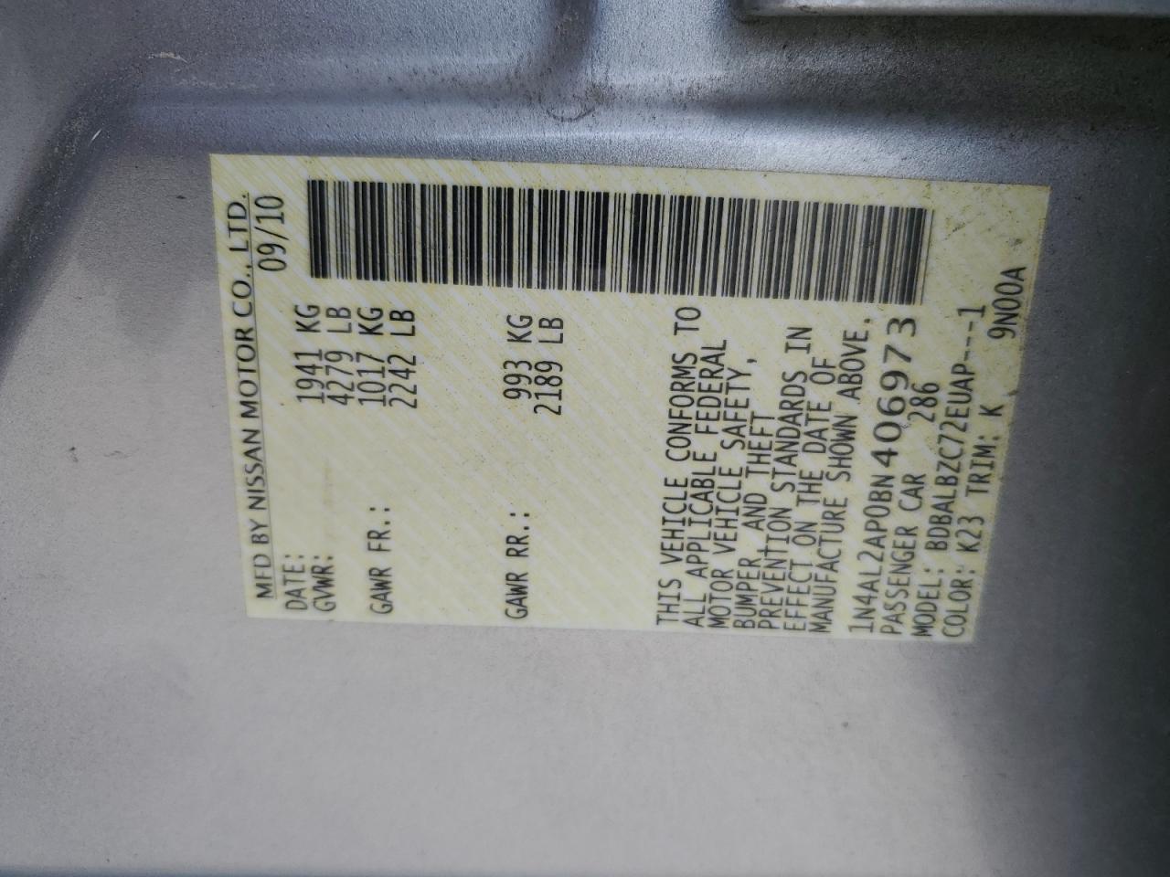 2011 Nissan Altima - Image 12