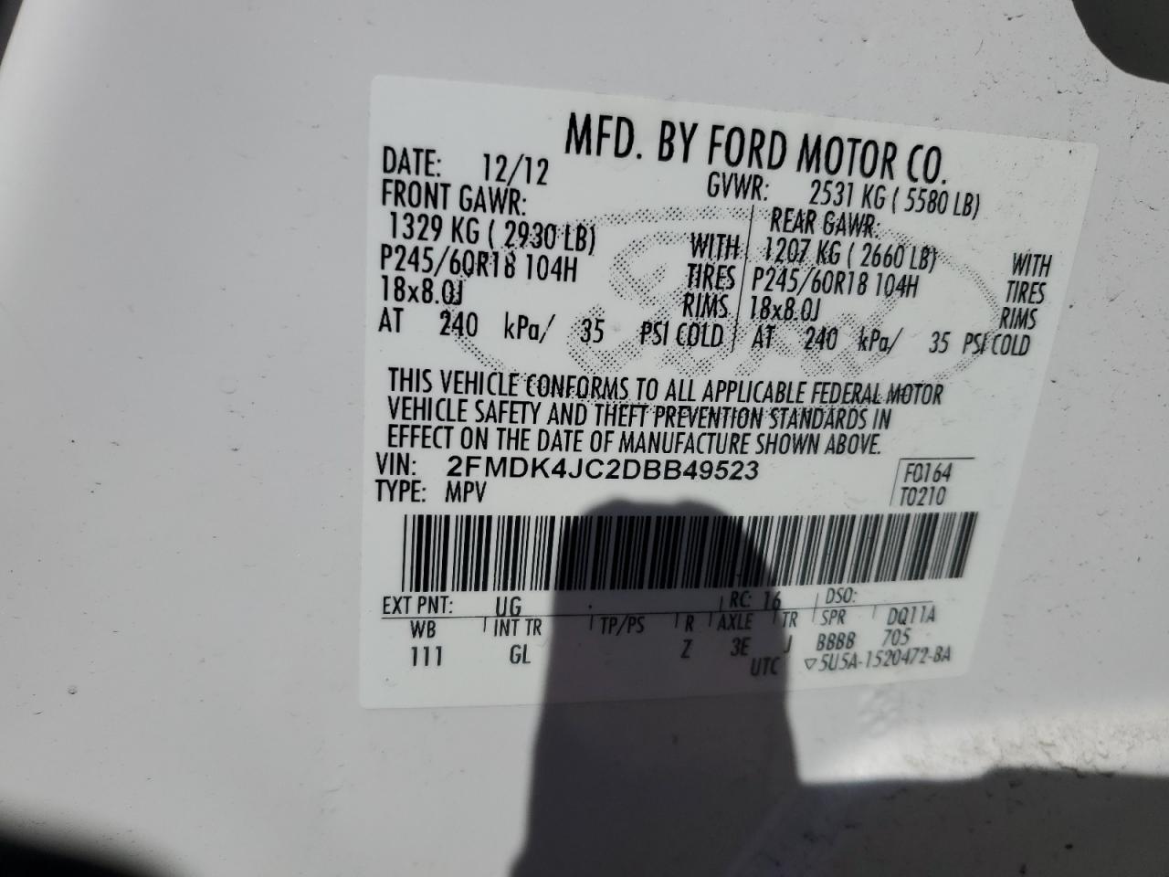 2013 Ford Edge - Image 15