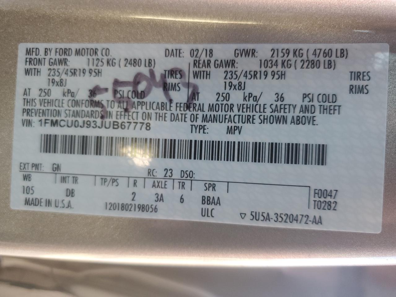 2018 Ford Escape - Image 13