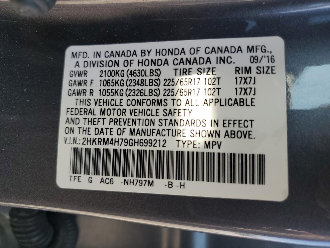 2016 Honda CR-V - Image 12
