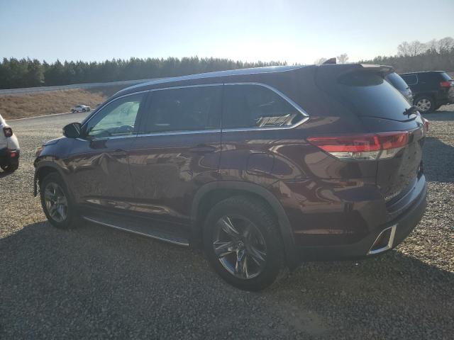  TOYOTA HIGHLANDER 2018 Burgundy