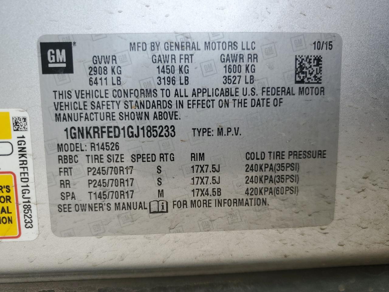 2016 Chevrolet Traverse - Image 14