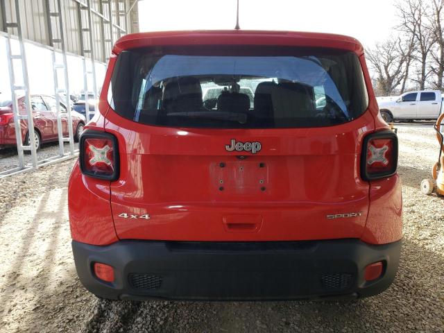  JEEP RENEGADE 2018 Czerwony