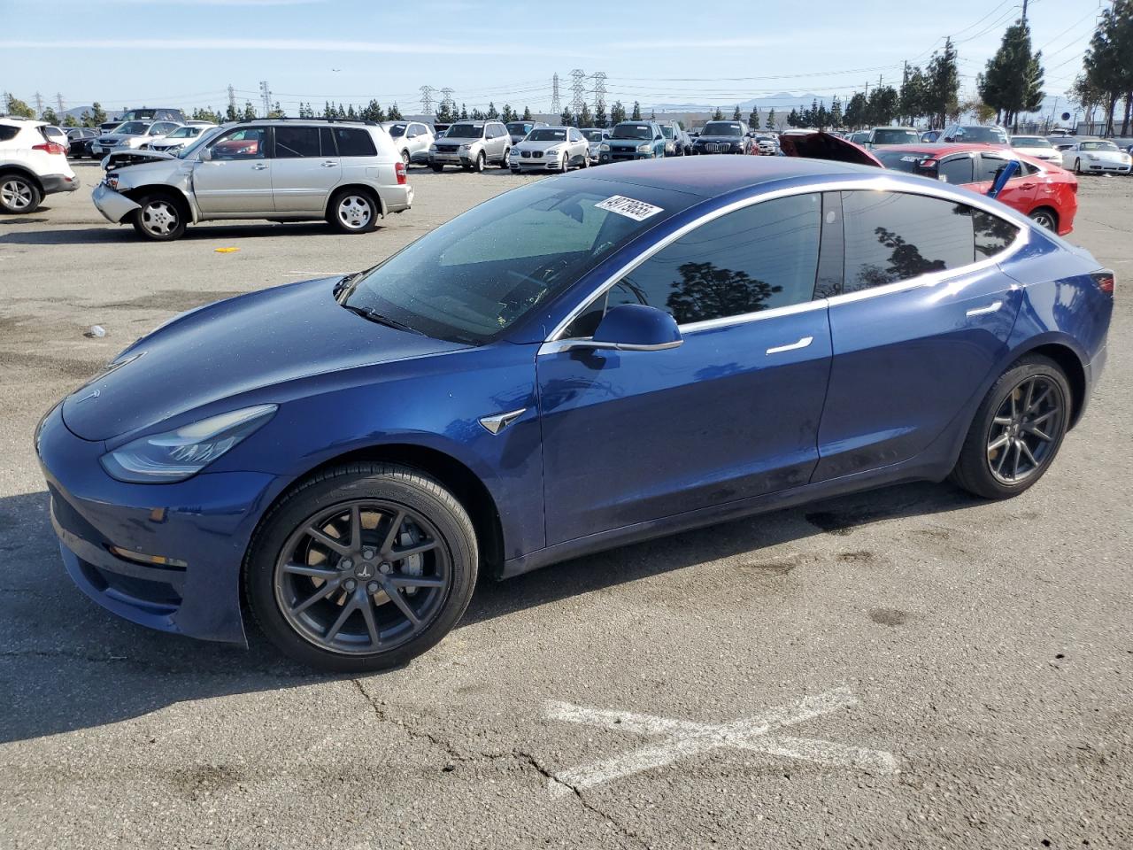 2017 Tesla Model 3 na sprzedaż w Rancho Cucamonga, CA - Side
