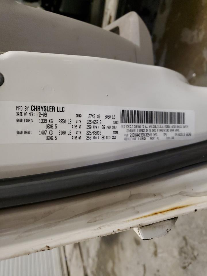 2009 Dodge Grand Caravan Se VIN: 2D8HN44E99R636549 Lot: 47667875