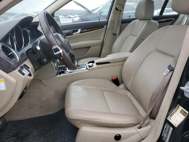 Седани MERCEDES-BENZ C-CLASS 2013 Чорний