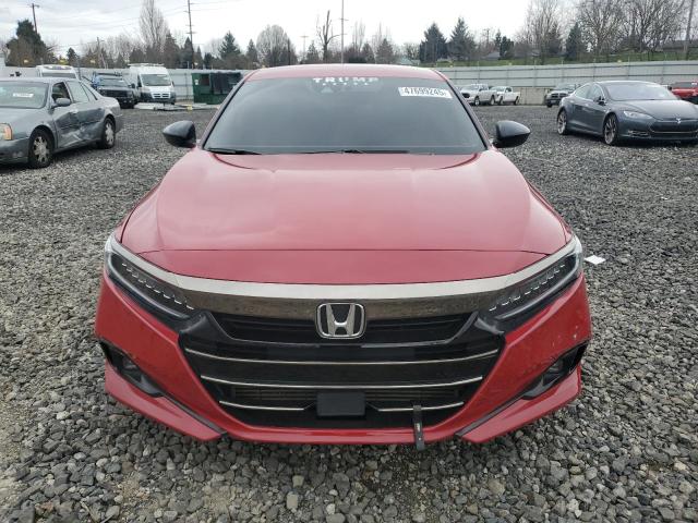  HONDA ACCORD 2021 Красный
