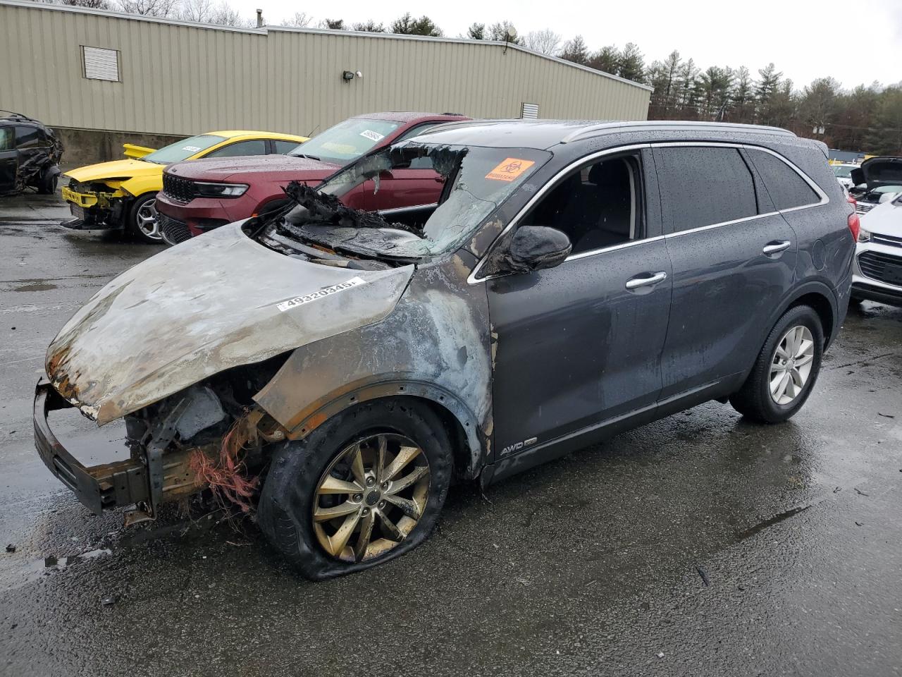 2017 Kia Sorento Lx for Sale in Exeter, RI - Burn - Engine