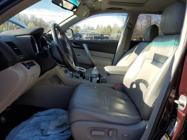 Паркетники TOYOTA HIGHLANDER 2012 Бордовий