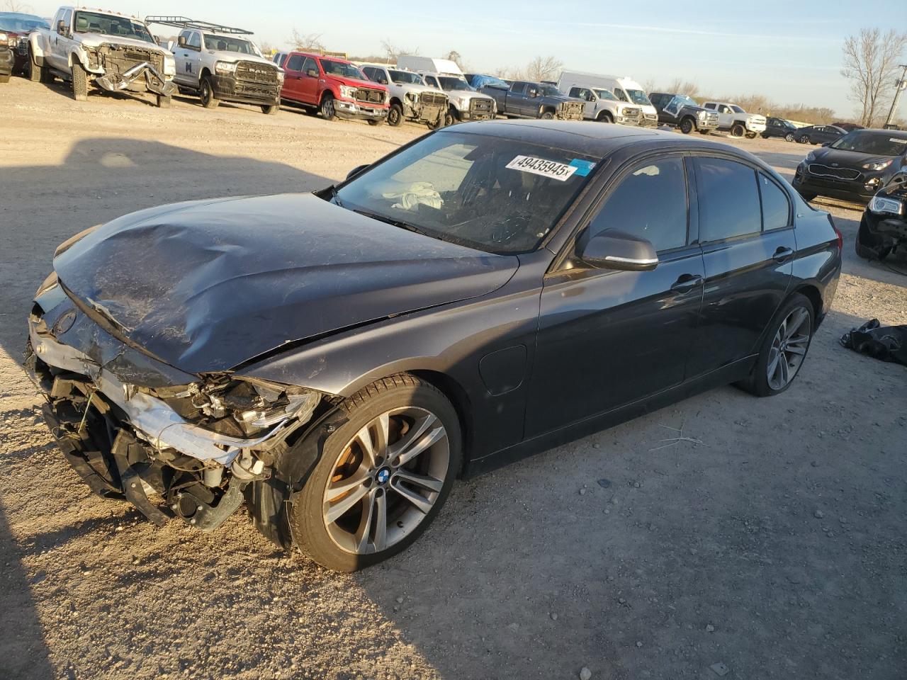 2016 Bmw 330E за продажба в Kansas City, KS - Front End