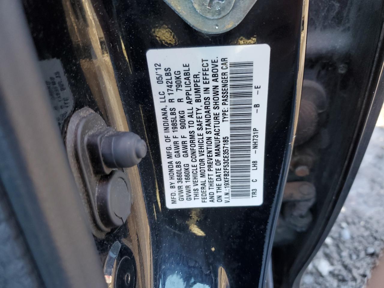 2012 Honda Civic - Image 12