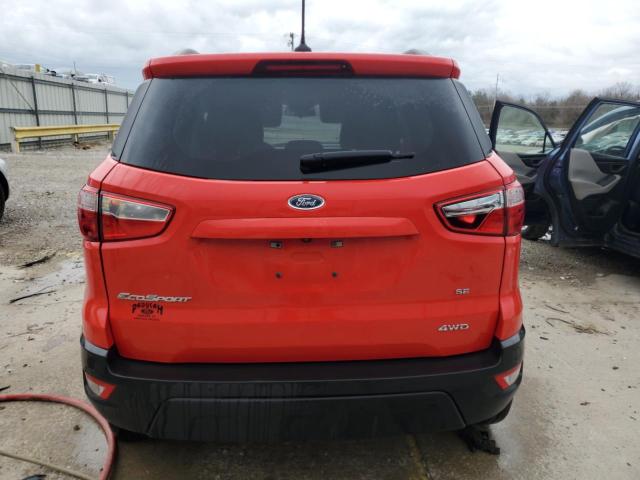  FORD ECOSPORT 2020 Czerwony