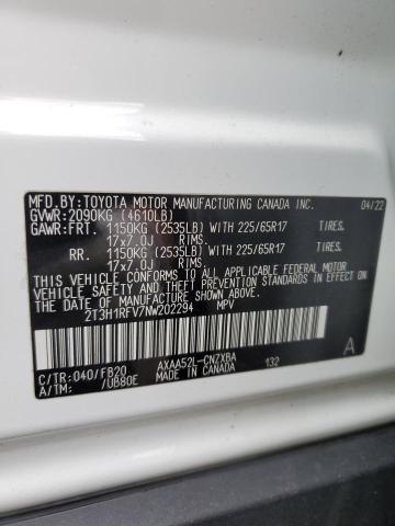 2022 TOYOTA RAV4 LE