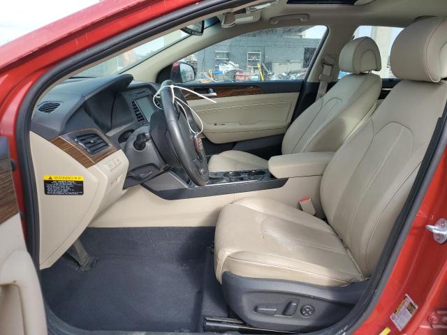  HYUNDAI SONATA 2017 Red