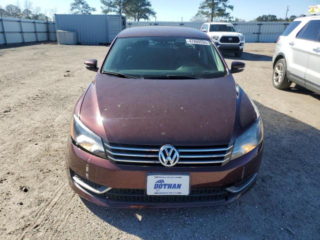 Седани VOLKSWAGEN PASSAT 2013 Бордовий